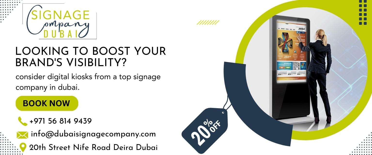 Digital Kiosk 3 We are the pioneering digital signage innovators in Dubai. 5